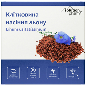 Клітковина насіння льону 210 г Solution Pharm